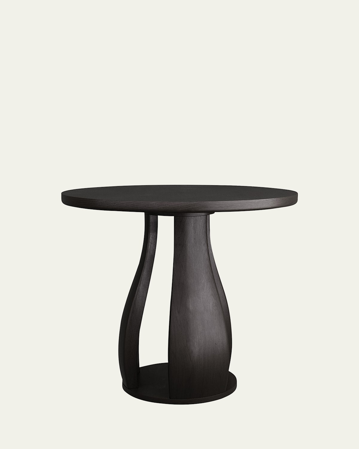 Arteriors Samara Entry Table, 40" Round In Ebony