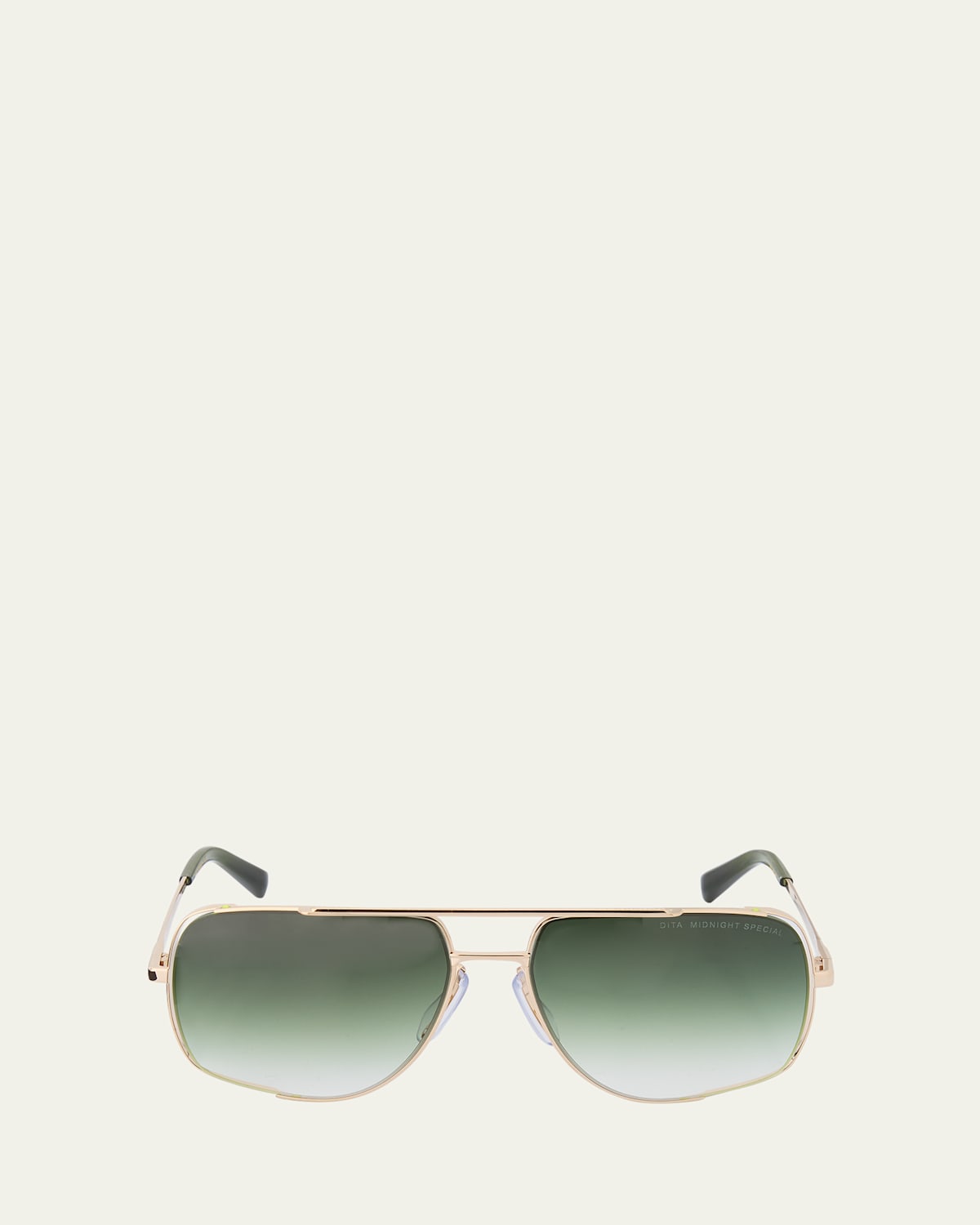 Dita Men's Midnight Special Titanium Navigator Sunglasses In Green