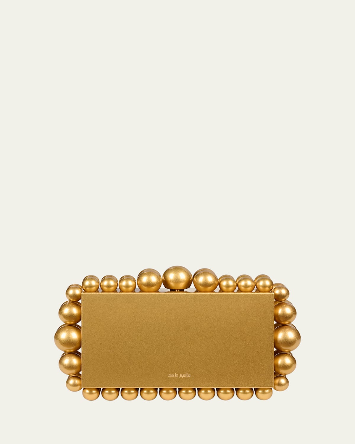 Eos Metal Beaded Clutch Bag