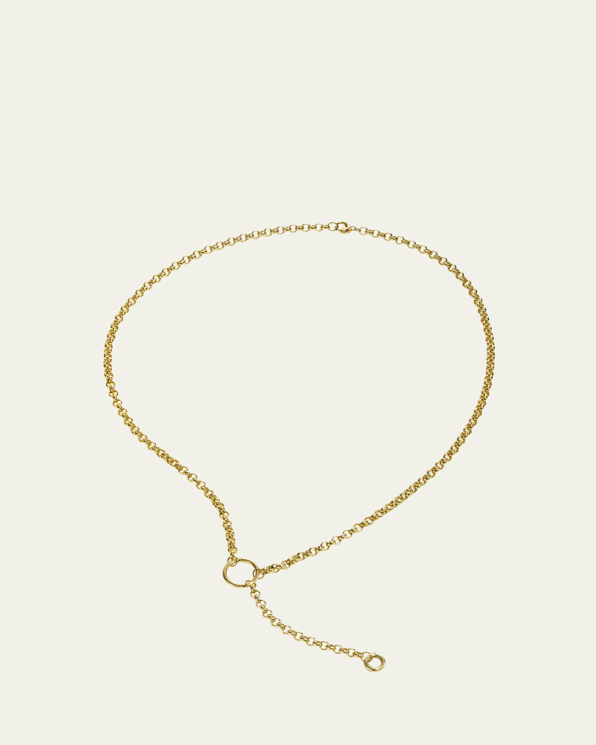14K Yellow Gold Belcher Collector Chain Necklace