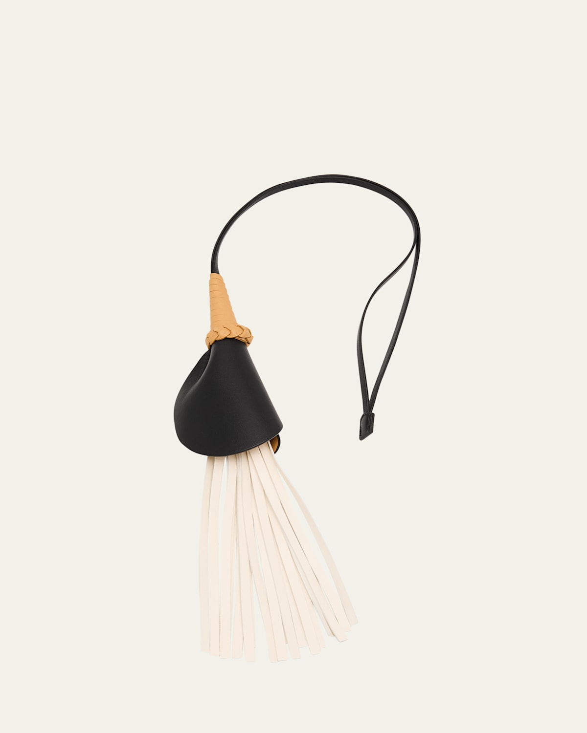 Ulla Johnson Calla Leather Bag Charm In Brown