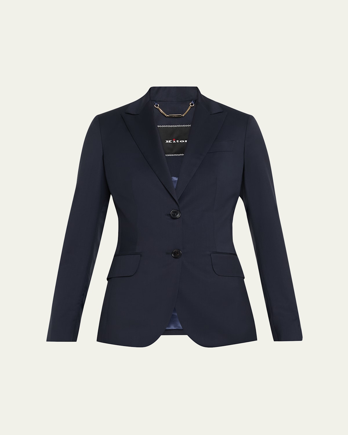 Single-Breasted Wool Blazer