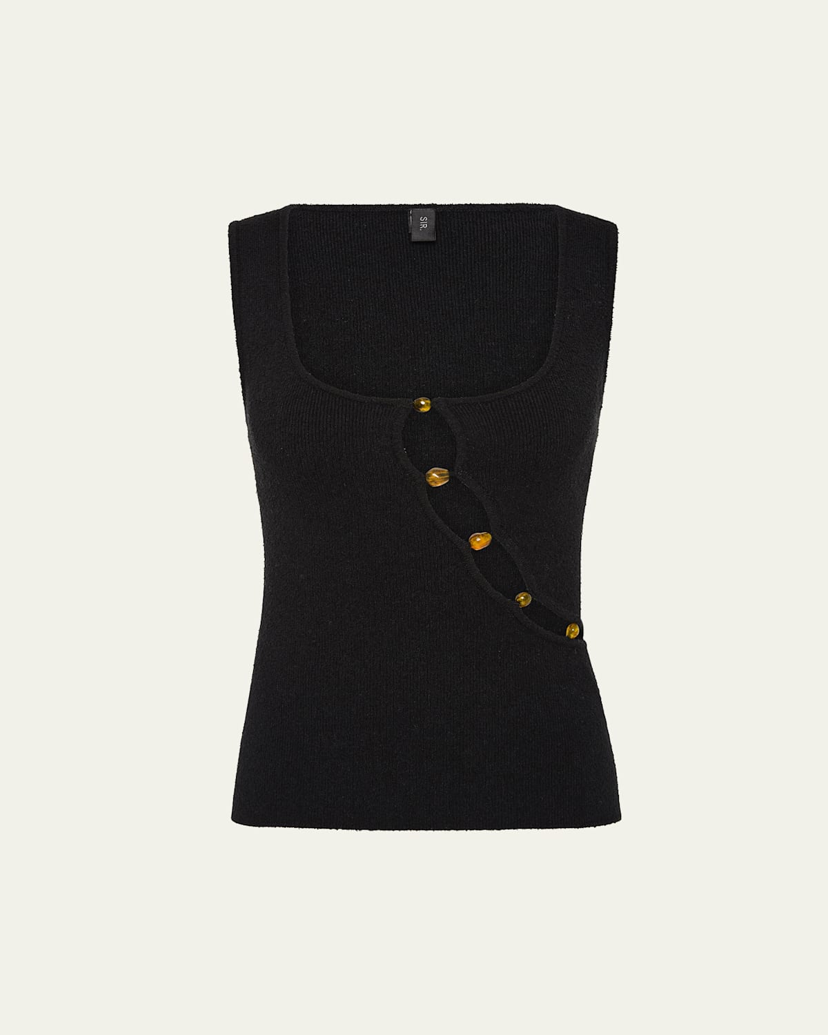 SIR Chiara Beaded Knit Tank Top