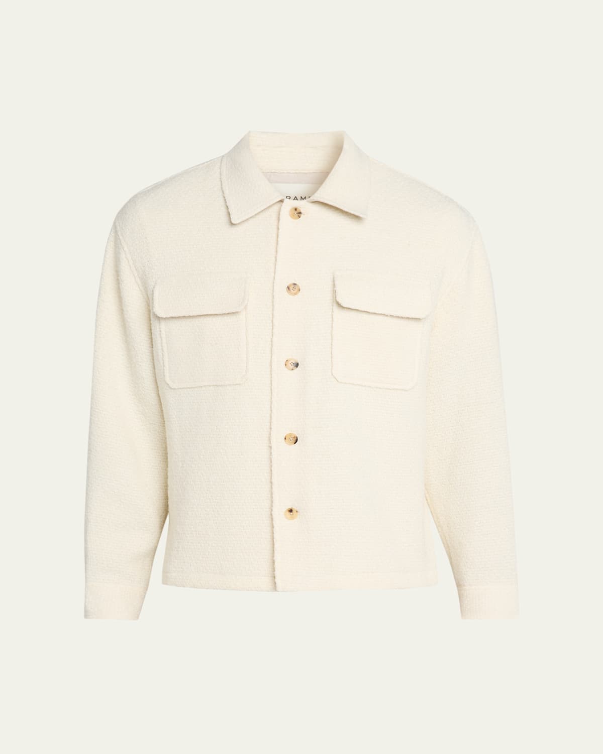 Men's Tweed Two-Pocket Overshirt