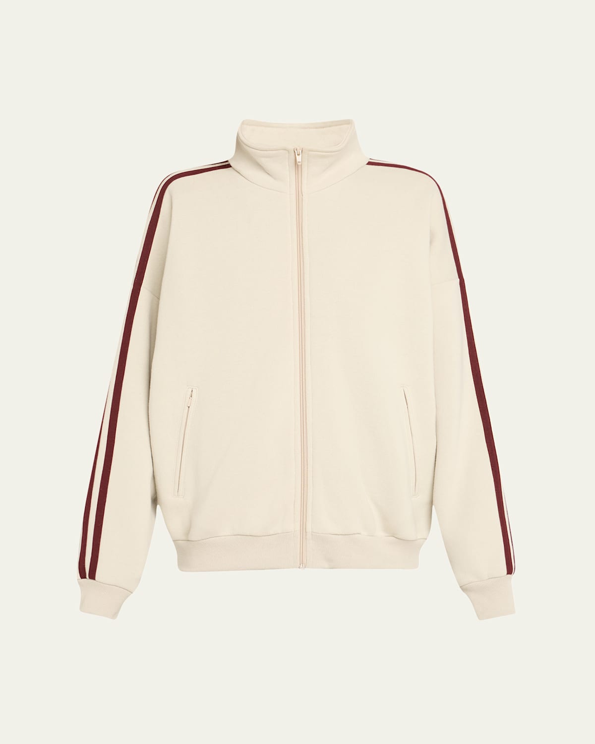 Fleece Zip-Up Track Jacket