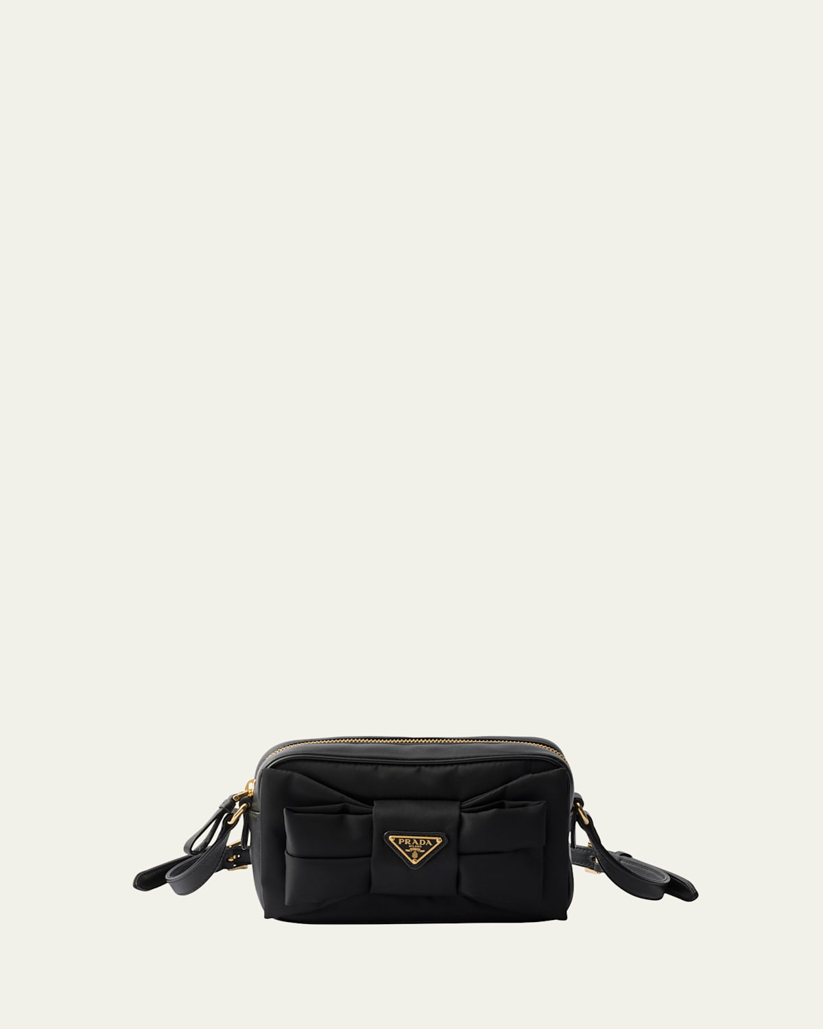 Prada Bow Re-nylon Camera Crossbody Bag
