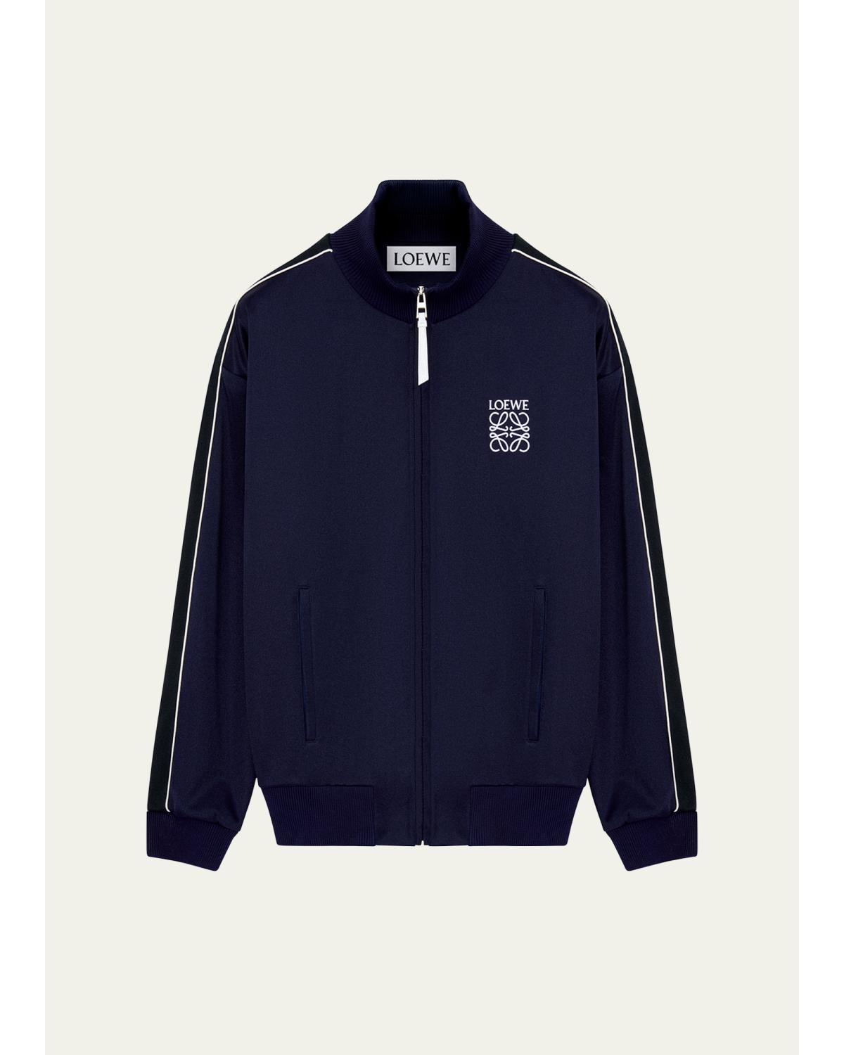 Men'S Poly Satin Track Jacket