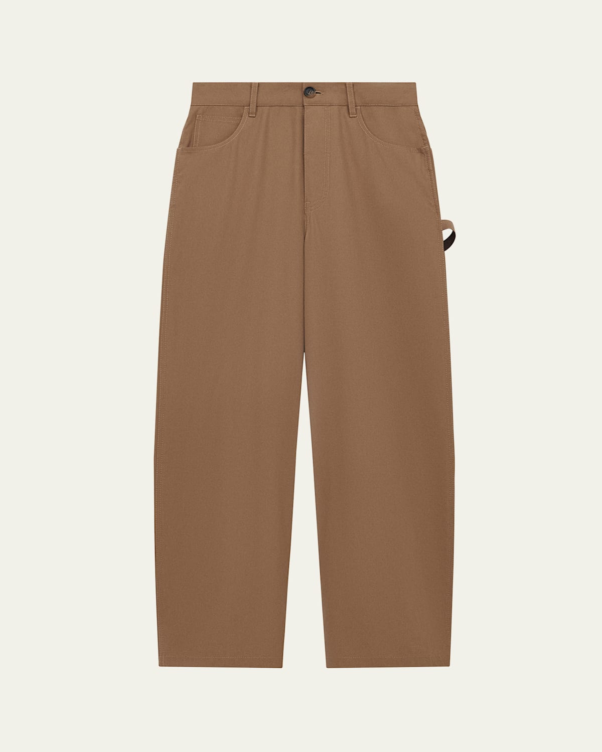 Loewe Carpenter Trousers In Cotton In Brown