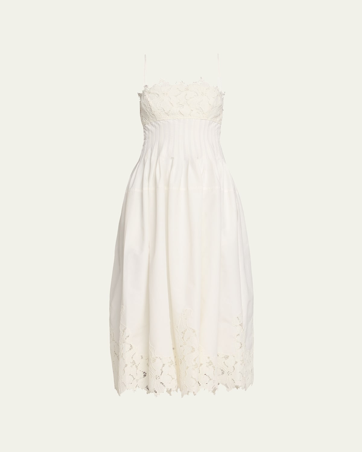 Lilianna Sleeveless Lace Midi Dress