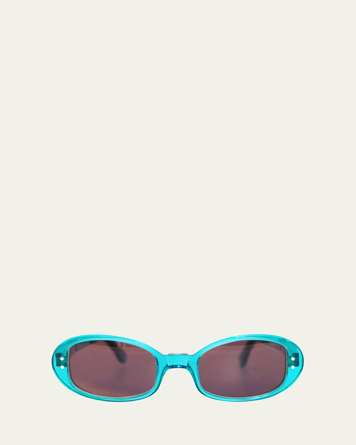 Selima Optique X Zankov Carolyn Oval Acetate Sunglasses