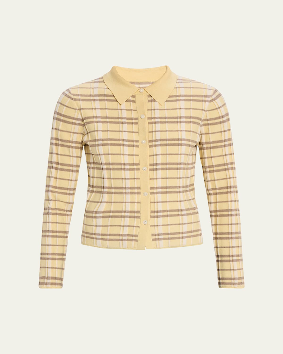 Guest in Residence Plaid Elle Button-Front Shirt
