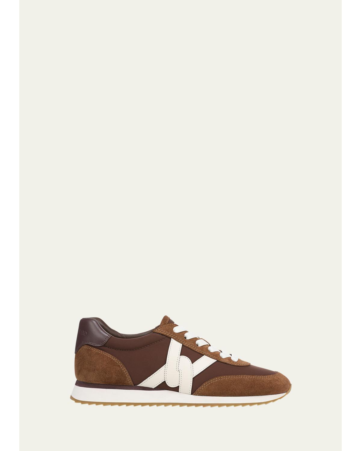 Veronica Beard Penrose Sneaker Chocolate Hazelwood Raisin