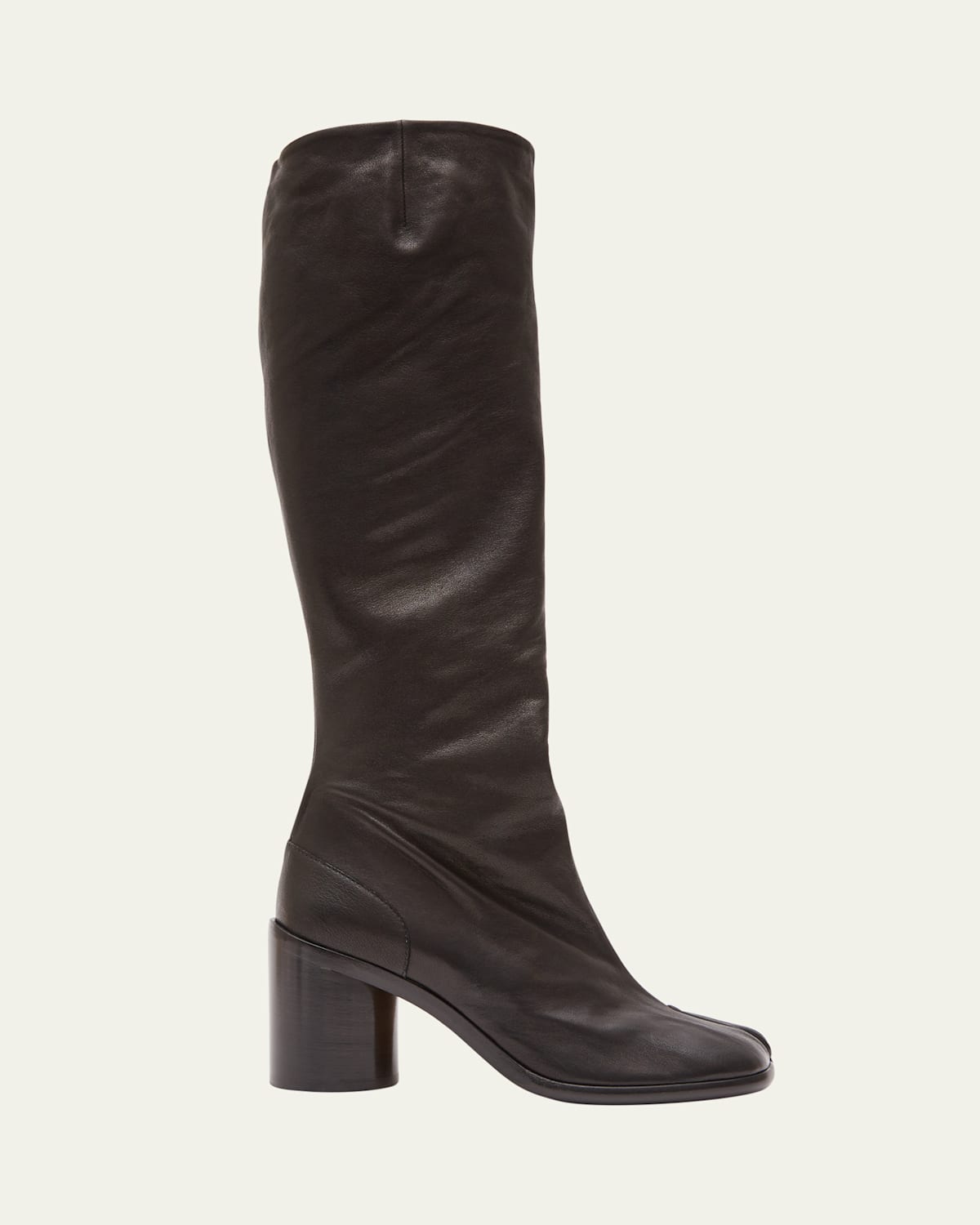 Maison Margiela Tabi Leather Knee-High Boots