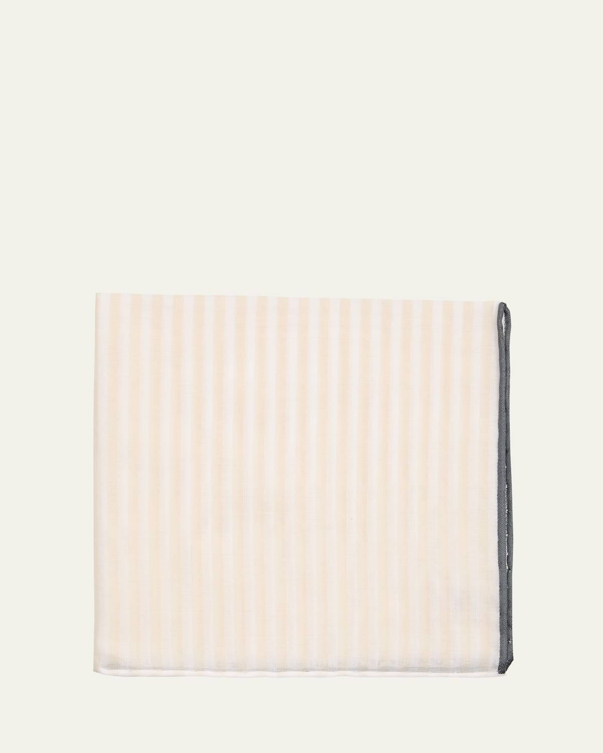 Men's Cotton Bengal Stripe Pocket Handkerchief