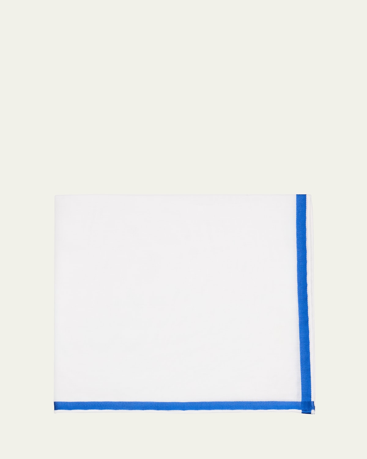 Simonnot Godard Men's Cotton Woven Color Edge Handkerchief