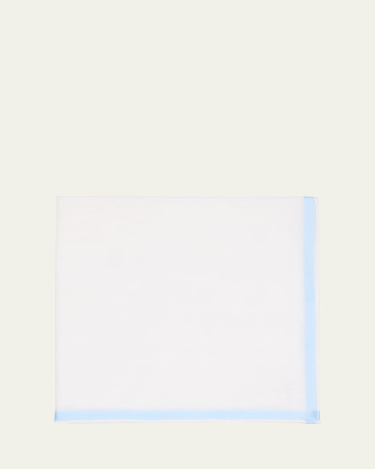 Simonnot Godard Men's Cotton Woven Color Edge Handkerchief