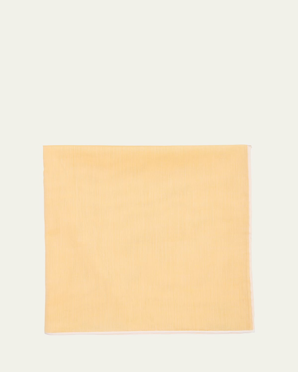 Men's Cotton Satin-Edge Pocket Handkerchief