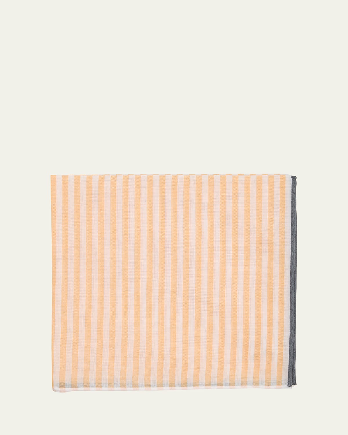 Simonnot Godard Men's Cotton Bengal Stripe Pocket Handkerchief