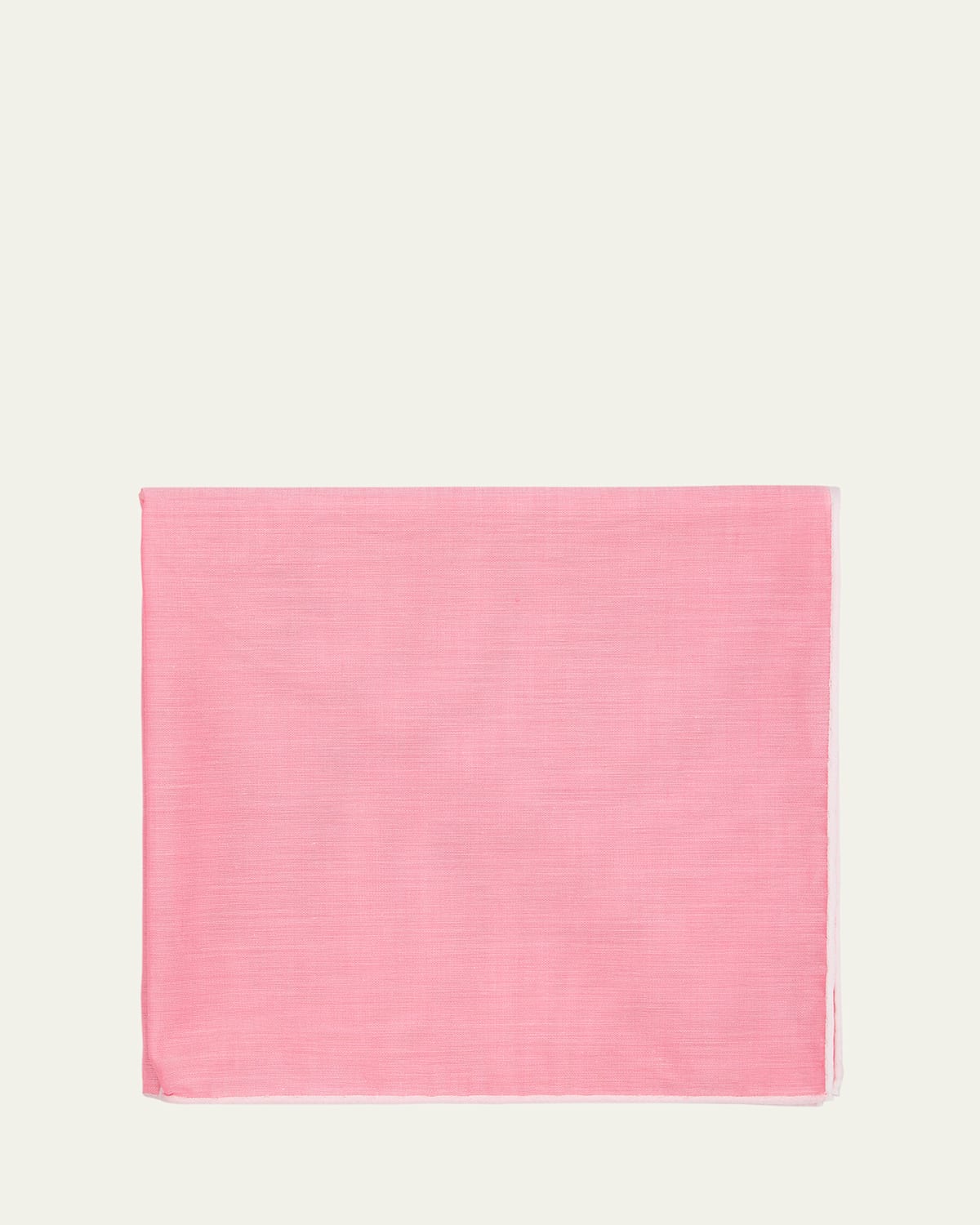 Simonnot Godard Men's Cotton Satin-Edge Pocket Handkerchief