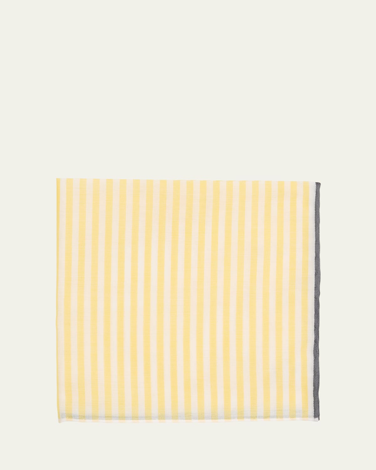 Simonnot Godard Men's Cotton Bengal Stripe Handkerchief