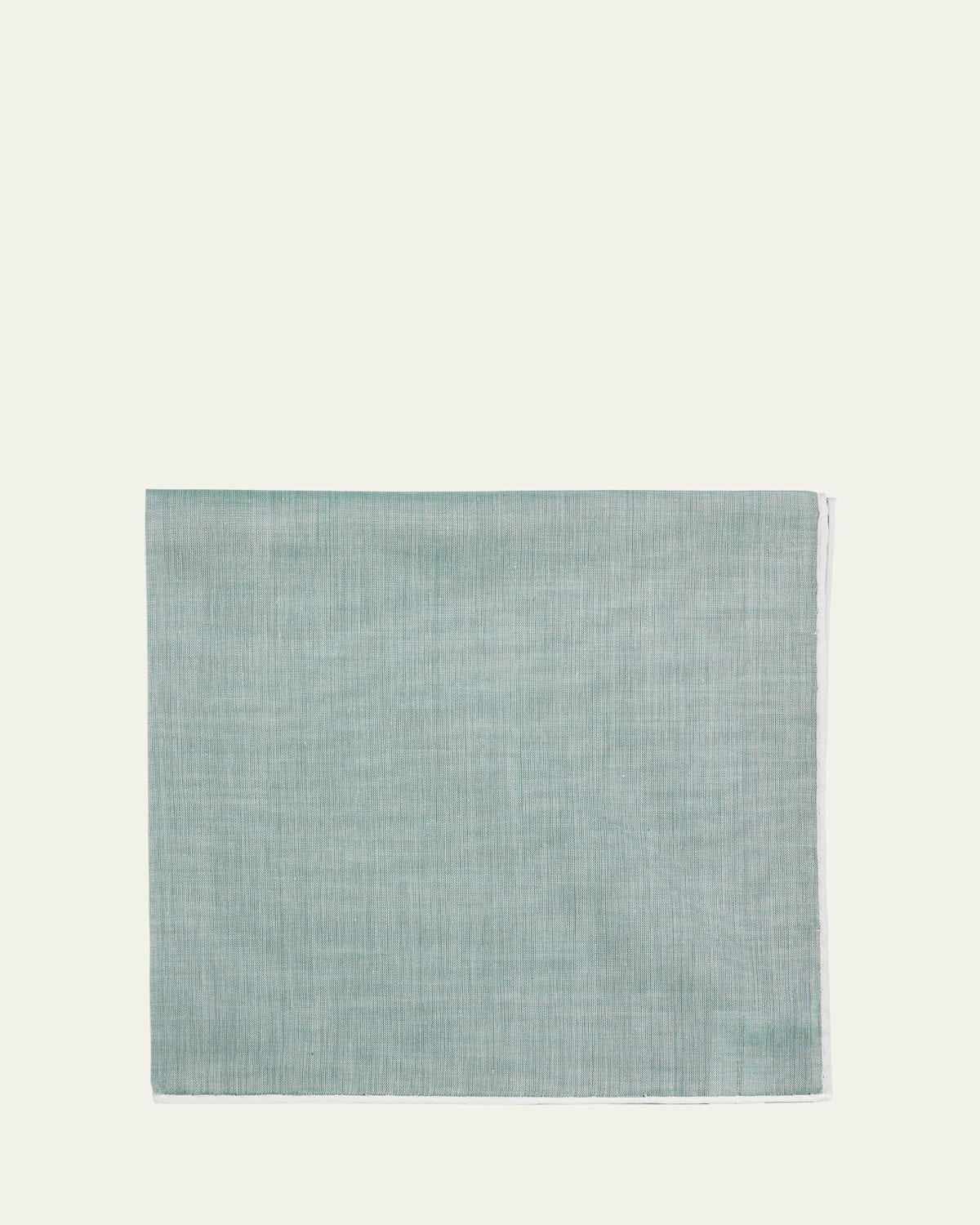 Simonnot Godard Men's Cotton Satin-Edge Handkerchief