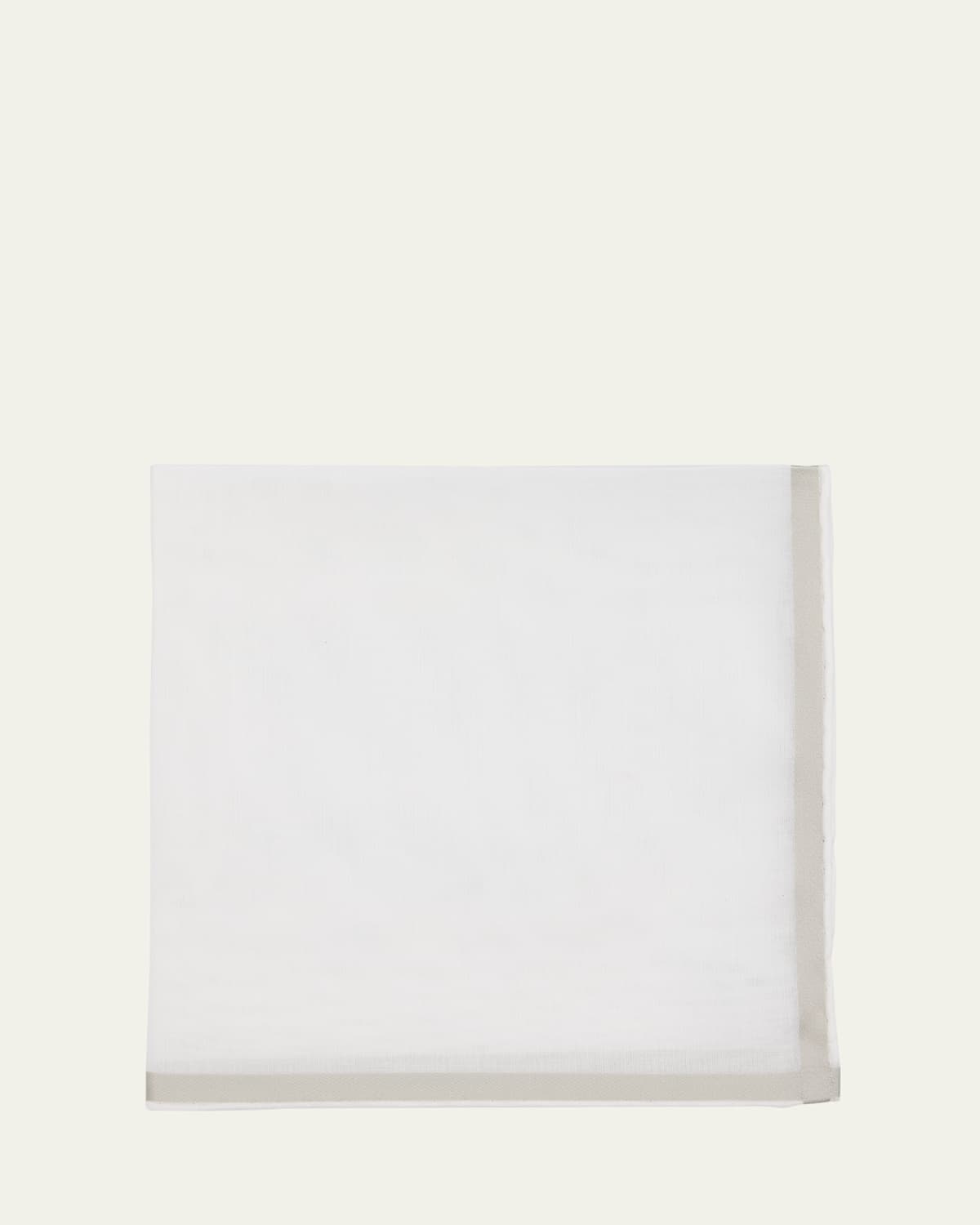 Men's Cotton Color-Edge Pocket Handkerchief
