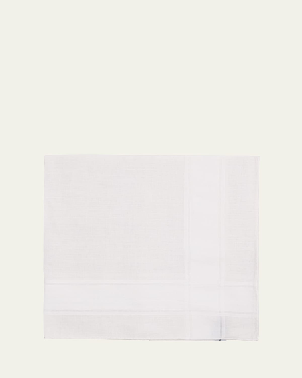 Men's Cotton and Linen Tonal Stripe Handkerchief