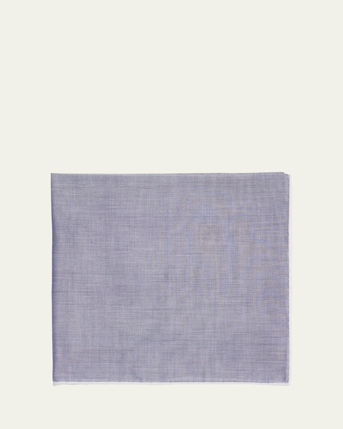 Simonnot Godard Men's Cotton Satin-Edge Handkerchief