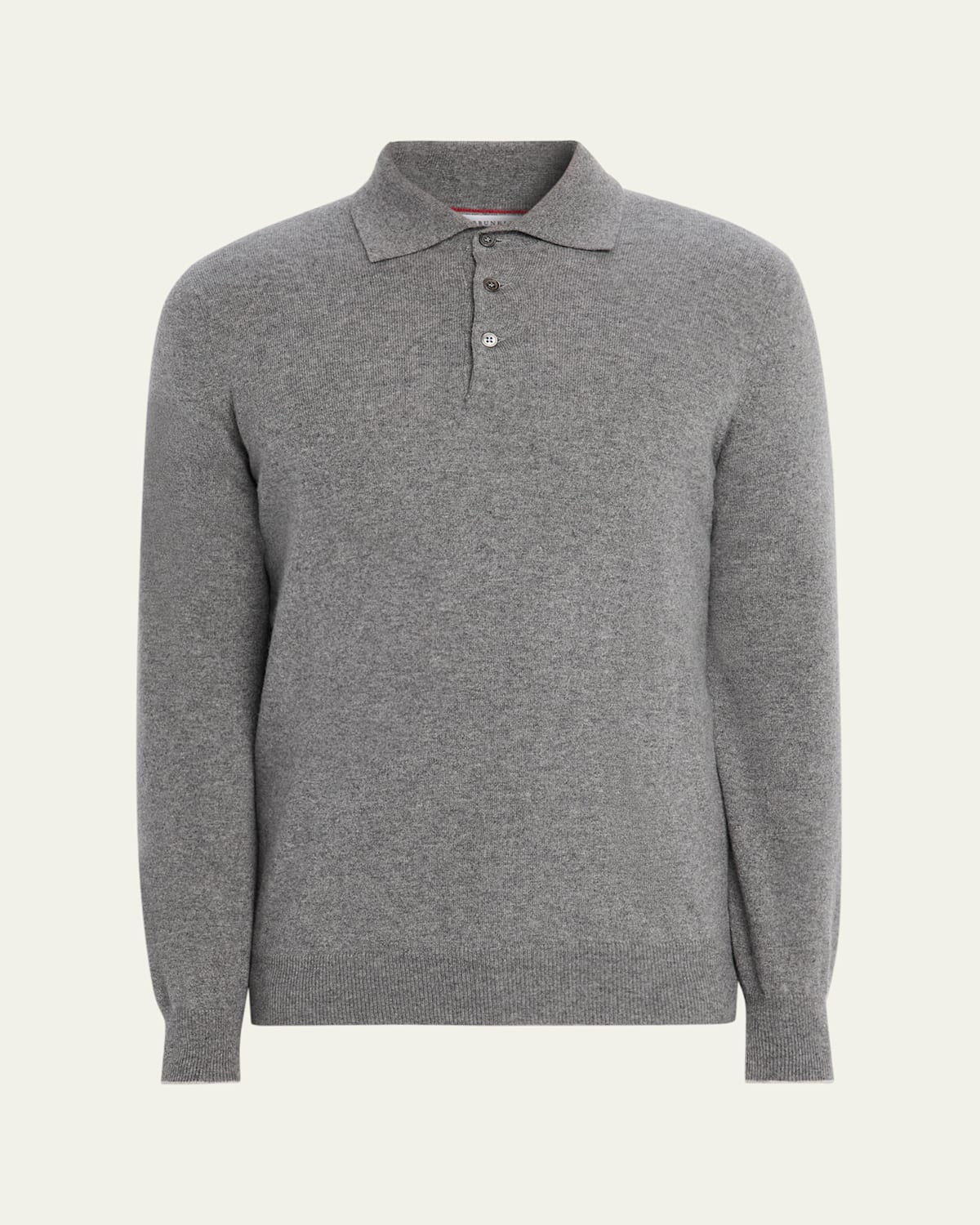 Men's Premium Cashmere Polo Sweater