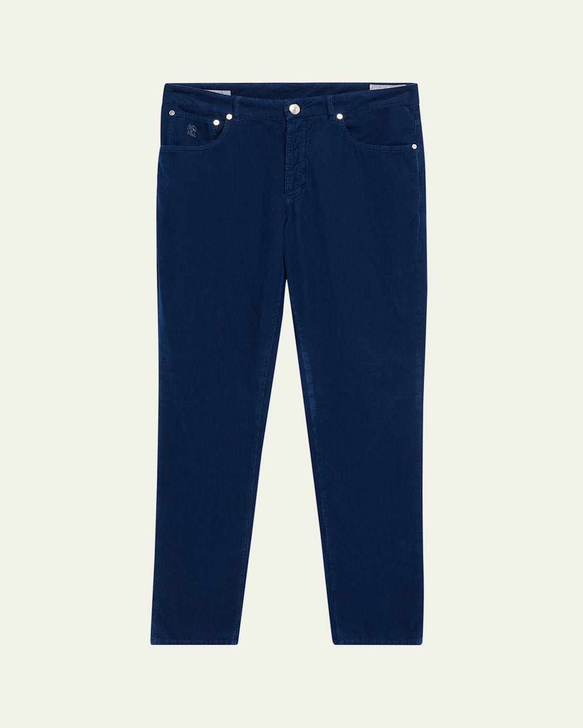 Brunello Cucinelli Black Ripped Denim Iconic Fit Trousers In Multi