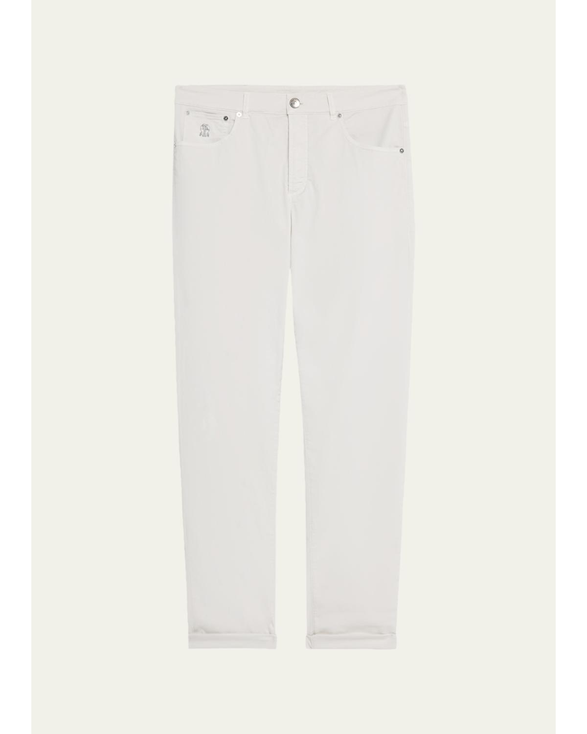 Men'S Italian-Fit Denim Five-Pocket Pants