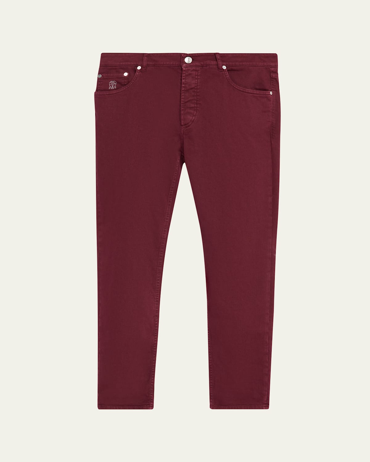 Brunello Cucinelli Men's Traditional-fit Denim Five-pocket Pants