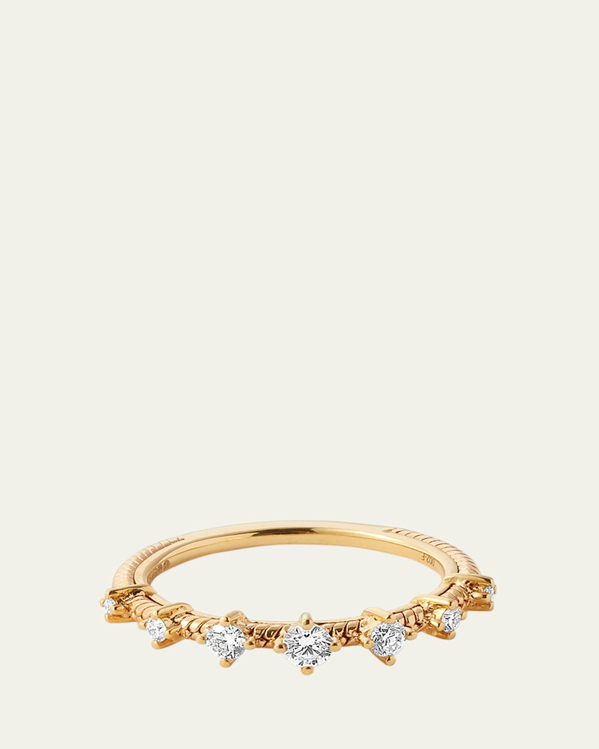 Fernando Jorge 18K Yellow Gold Diamonds On Chain Ring