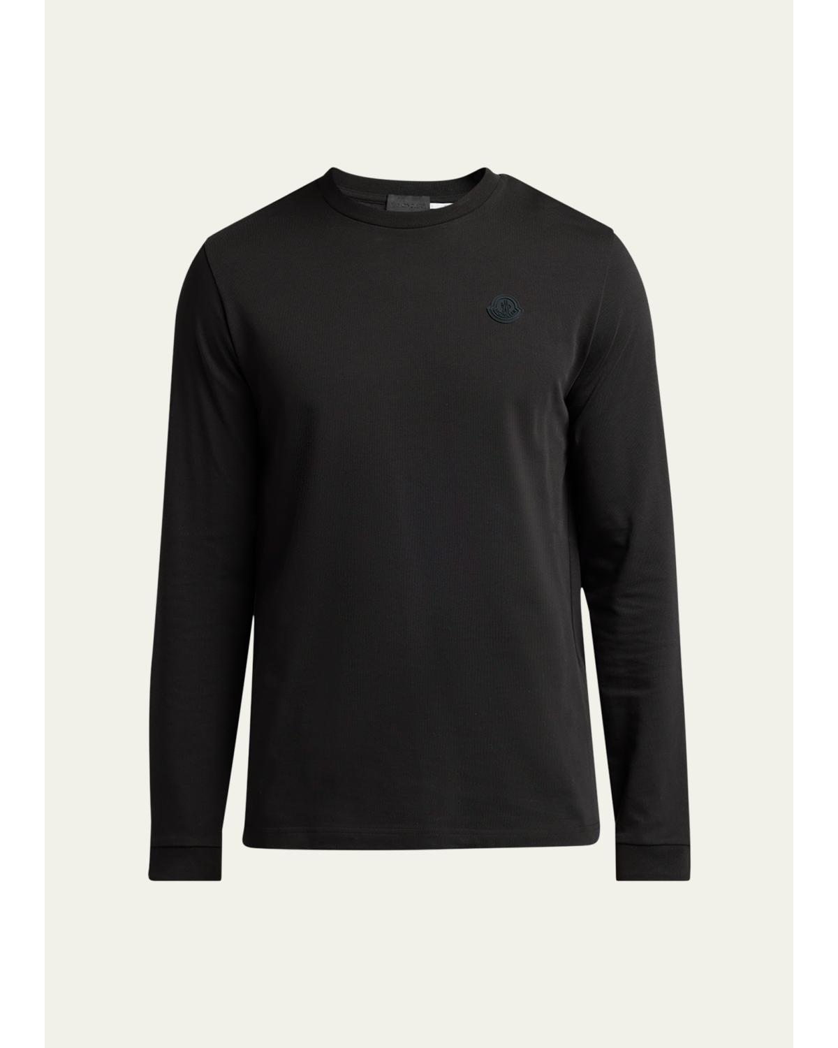 Men'S Cotton Graffiti Logo Long-Sleeve T-Shirt