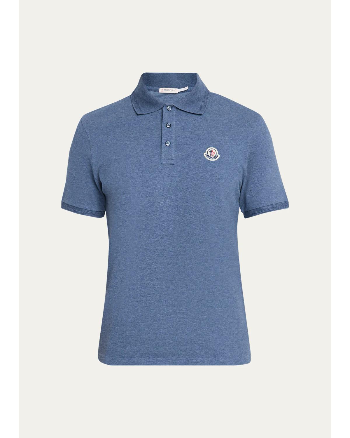 Men'S Chest-Logo Pique Polo Shirt