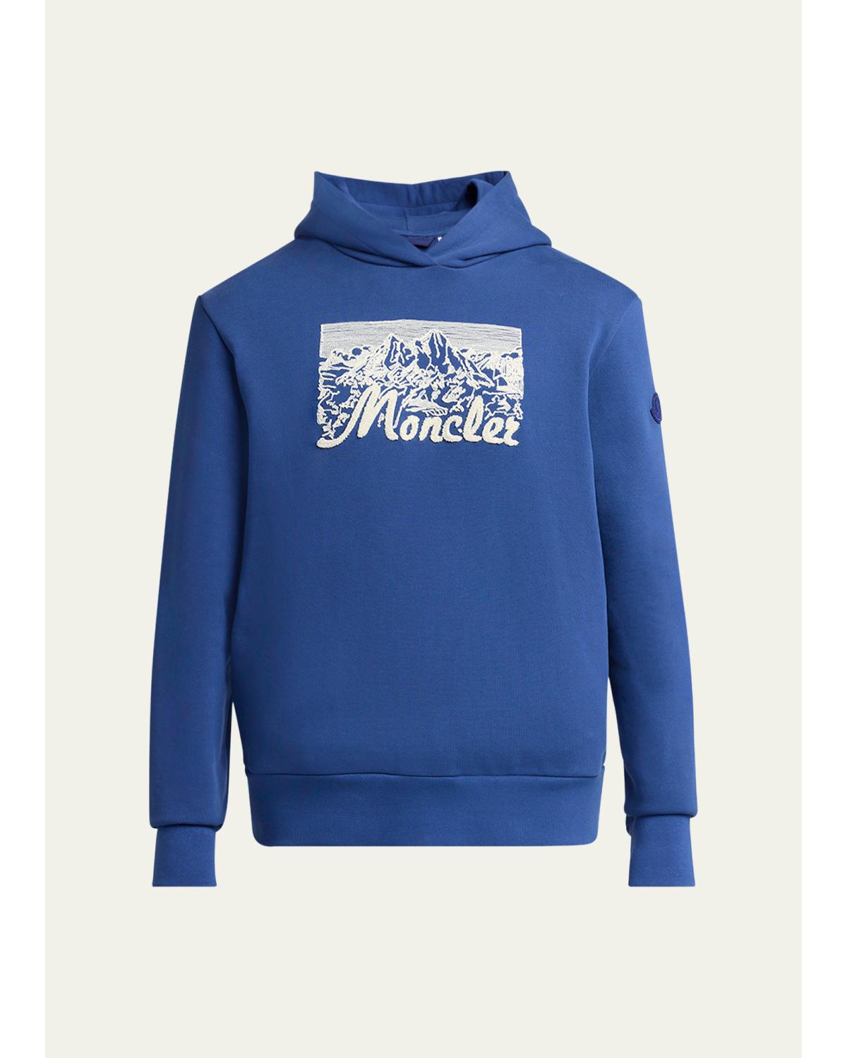 Men'S Chenille Mountain Logo Hoodie