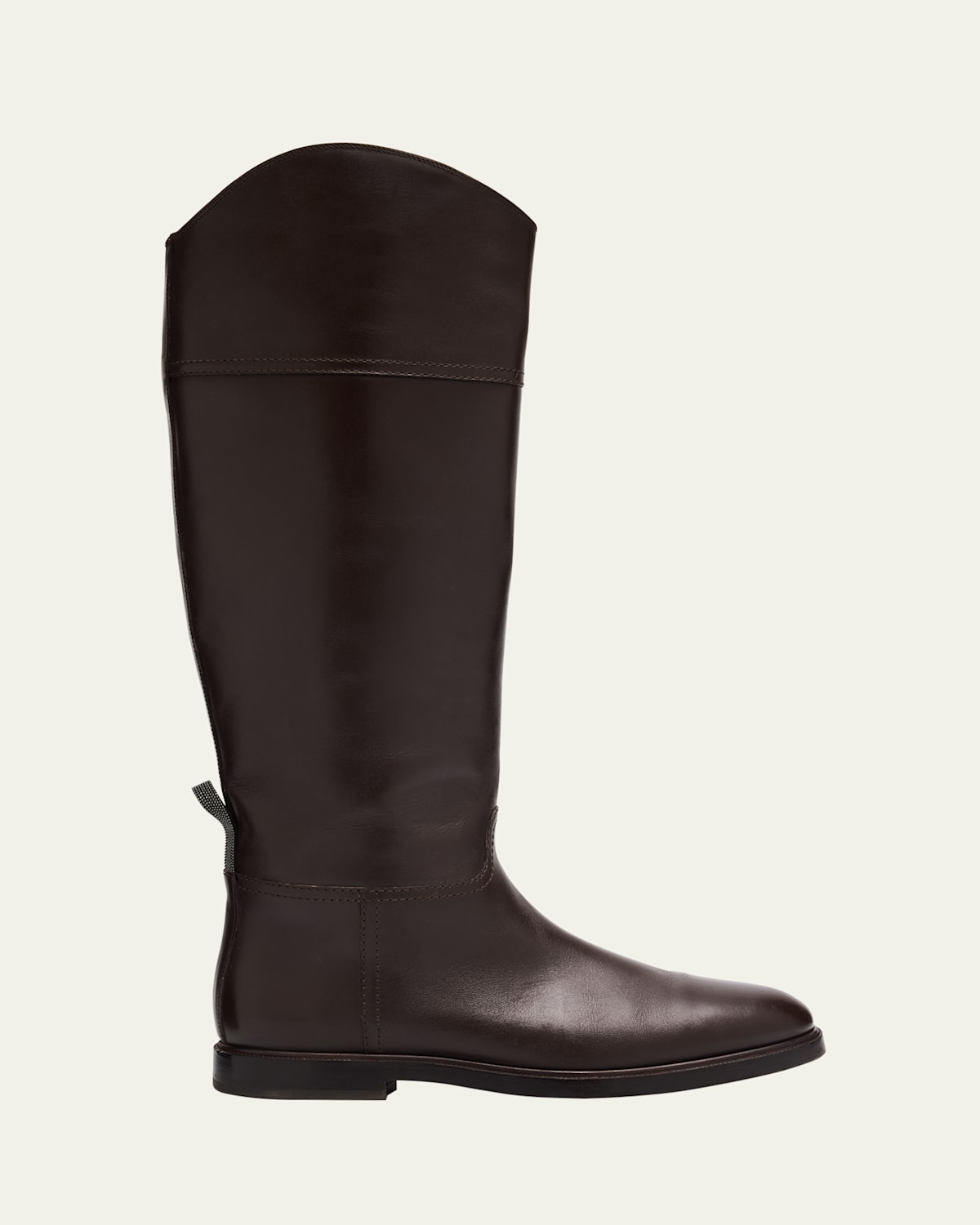 Mat Leather Equestrian Riding Boots