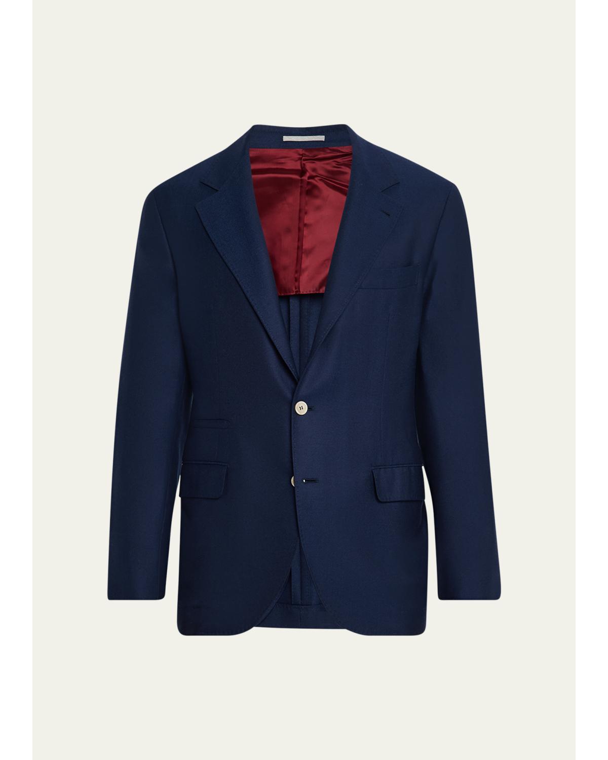 Men's Cashmere Single-Breasted Sport Coat