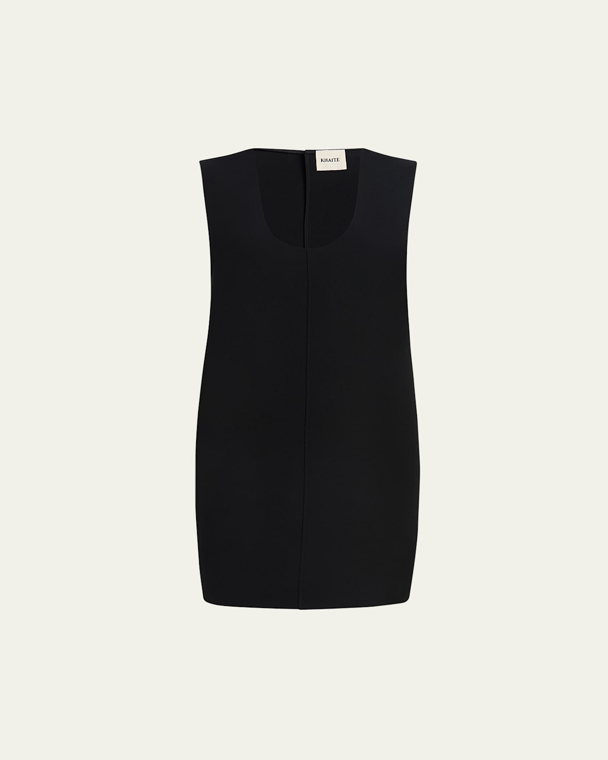 Khaite Nyona Scoop-neck Sleeveless Mini Dress