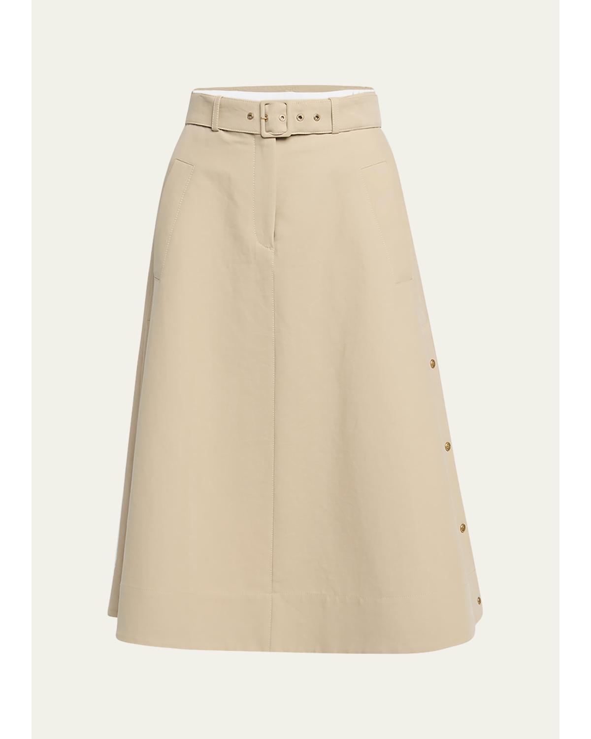 Belted Utility Skirt