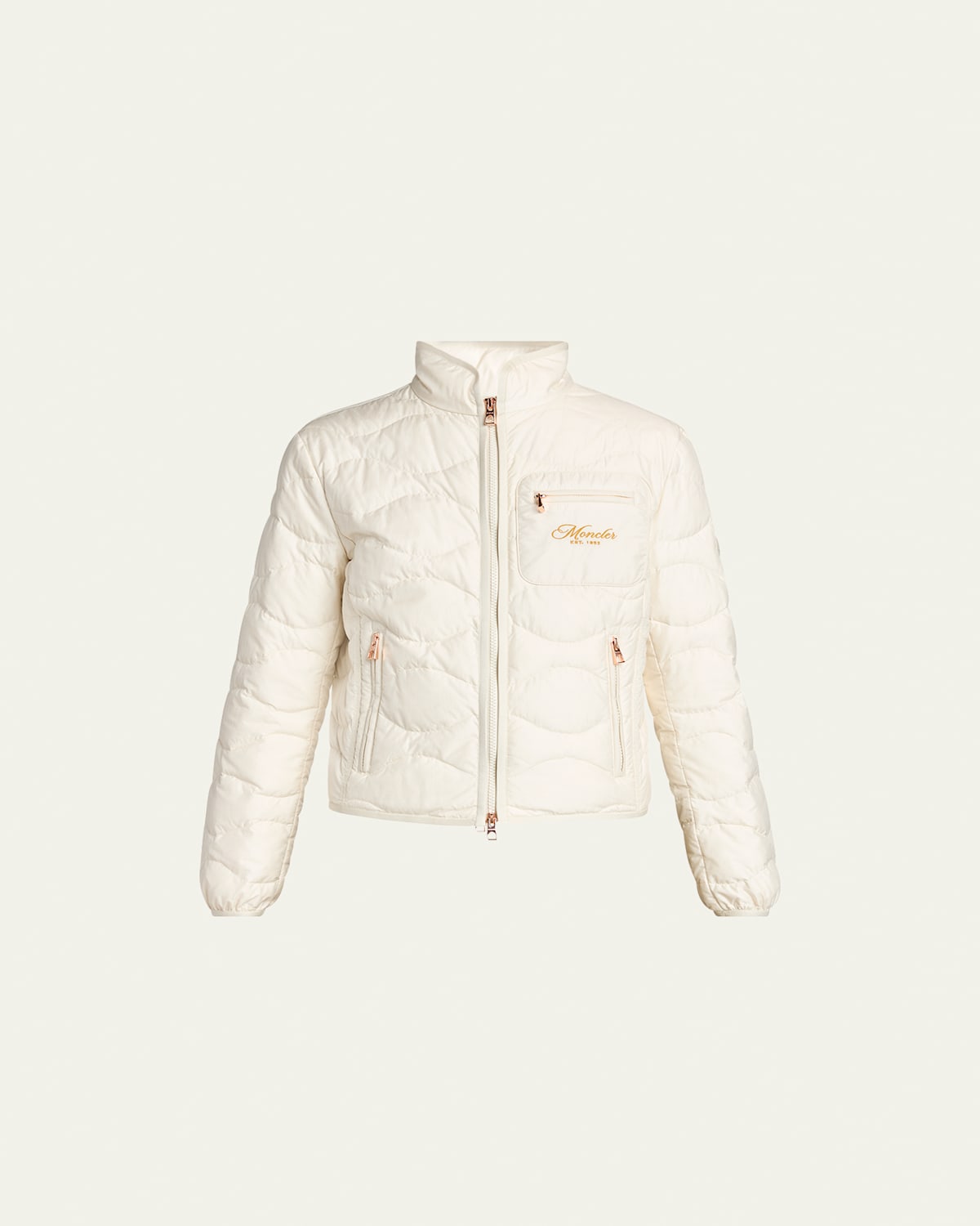 Moncler Tegea Padded Down Jacket In White