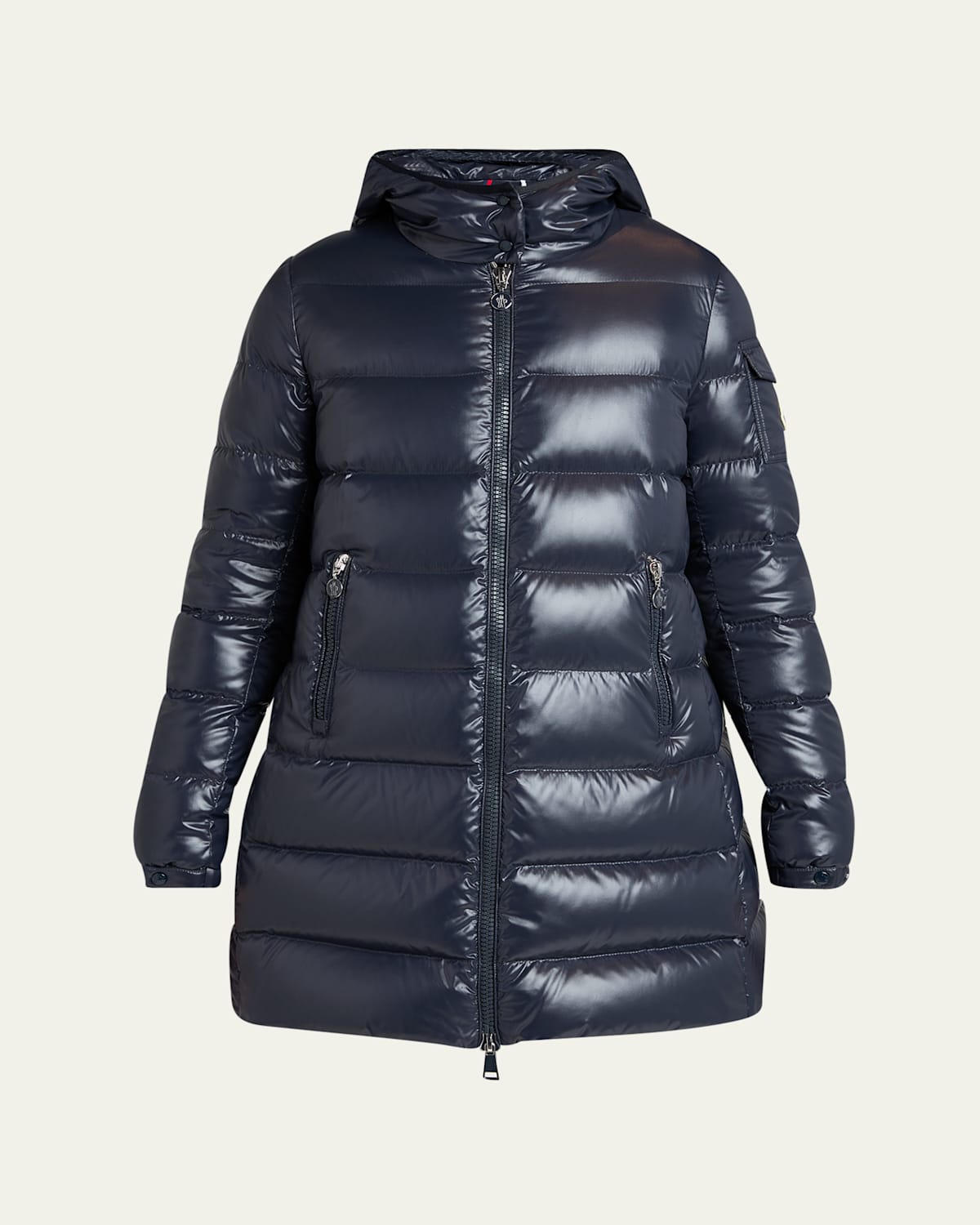 Courcelles Long Hooded Down Puffer Coat