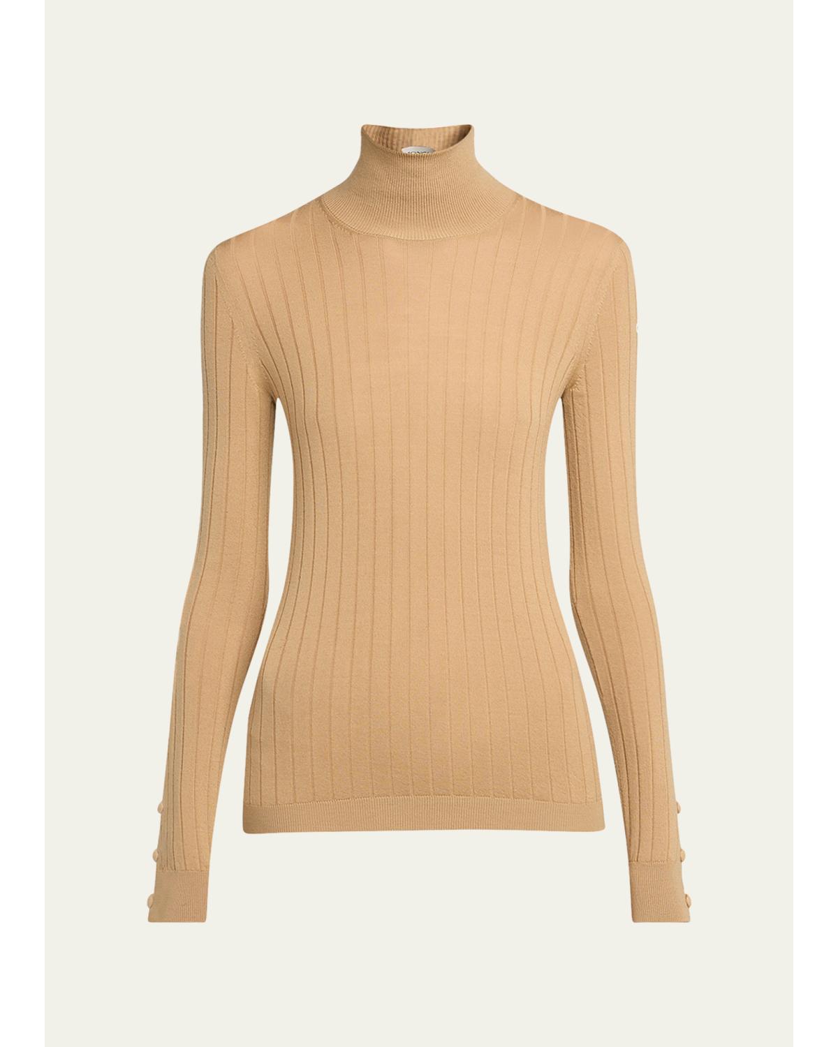 Wool-Cashmere Turtleneck Sweater