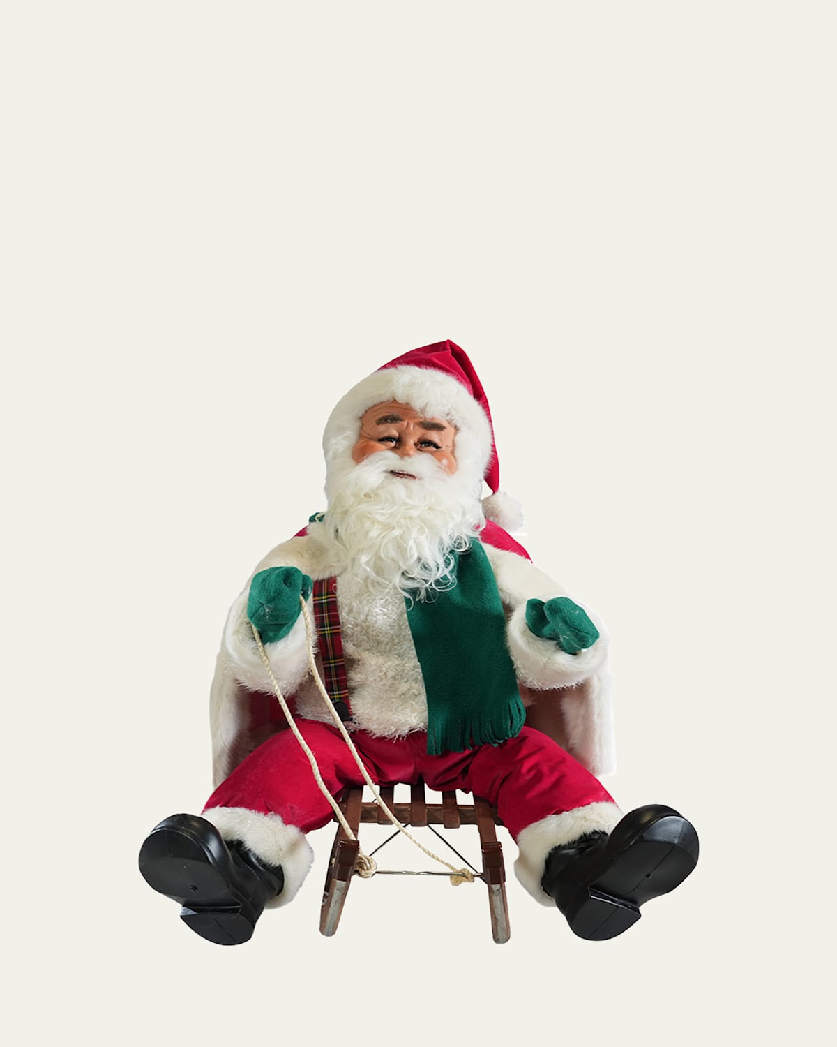 Creation Group Santa On Sledge In Multi