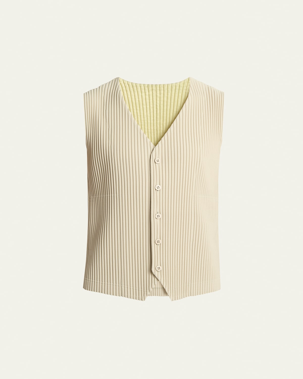 Shop Issey Miyake Men's Tailored Pleats Vest