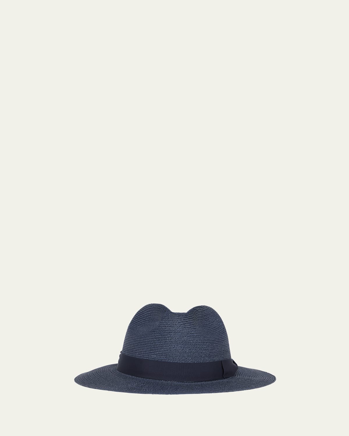 Giorgio Armani Men's Jute Ribbon-band Fedora Hat