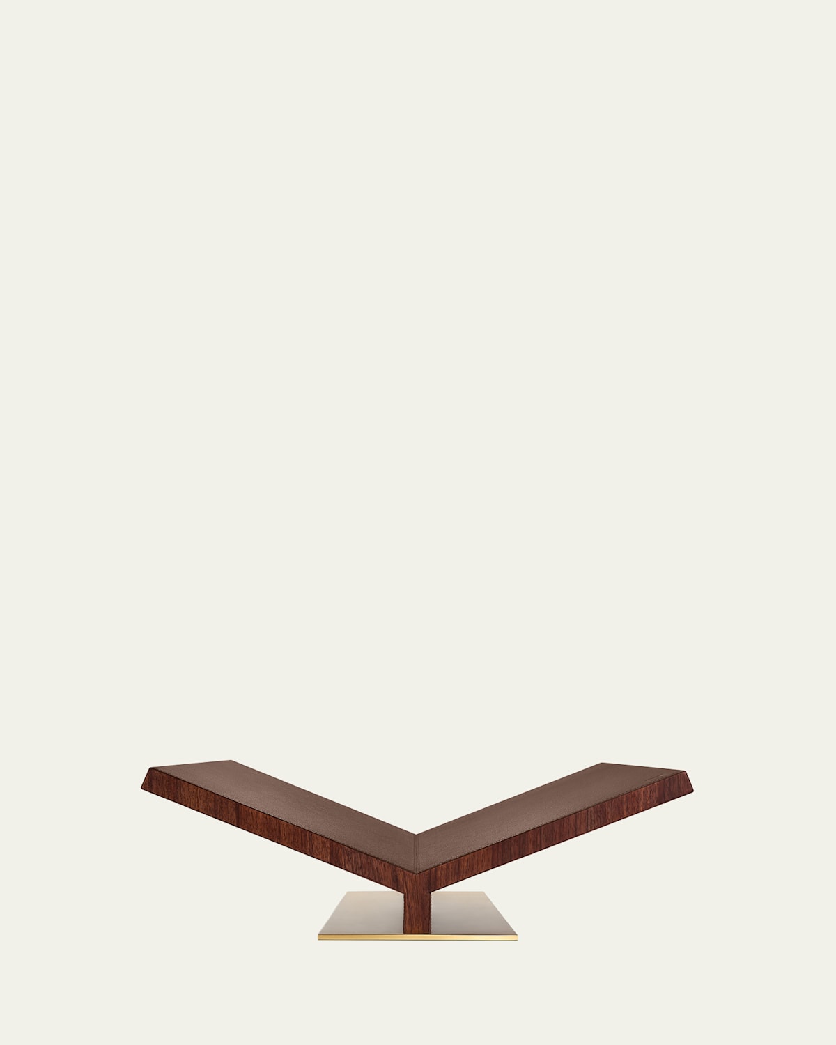 Assouline Walnut-leather Ultimate Collector Bookstand
