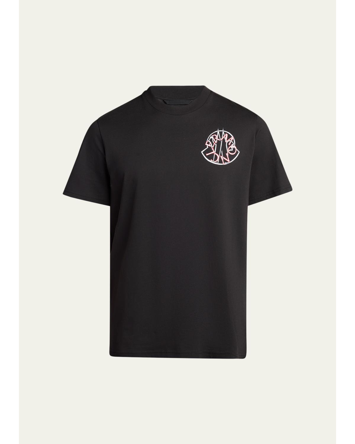 Men'S Check Logo Graphic T-Shirt