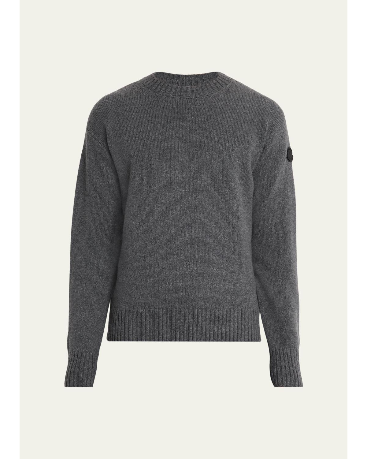 Men'S Wool And Cashmere Crewneck Sweater