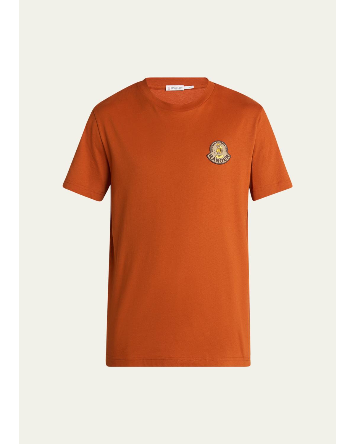 Men'S National Park Ranger Patch Crewneck T-Shirt